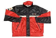 Giacca Ralliart Mitsubishi Motors Vintage Taglia LL Rosso Nero Made In Korea WRC