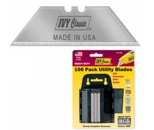 IVY Classic 100 Pack Utility Blades Dispenser 11178 - USA MADE