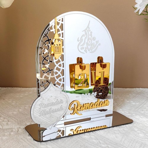 Ramadan Advent Countdown Calendar Acrylic Ramadan Festival Countdown Display - Picture 9 of 22