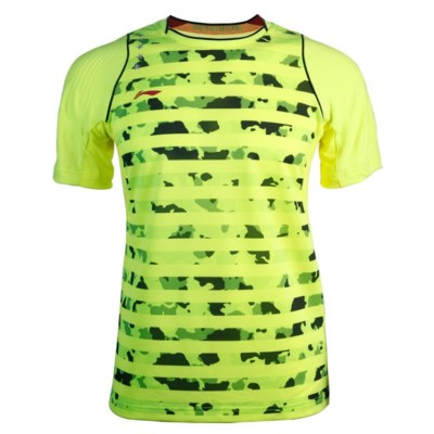 Li Ning Premium Badminton Shirt Herren Gr. M Grün Brandneu 