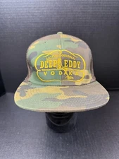 Deep Eddy Vodka Austin's Original TX Camo Mesh Trucker Snapback Hat Otto Brand