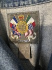 Express Denim Jean Jacket From Zipper And Belted Adult Sz Small Unisex Jacket — photo 7