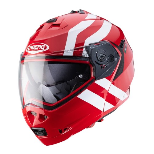 Casco modulare CABERG DUKE II SUPERLEGEND Rosso Bianco - C0IH0073 | eBay