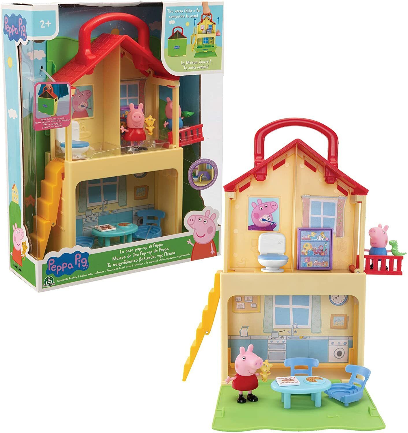 Playset com Mini Figuras - Casa da Peppa - Cozinha - Peppa Pig - Sunny -  superlegalbrinquedos