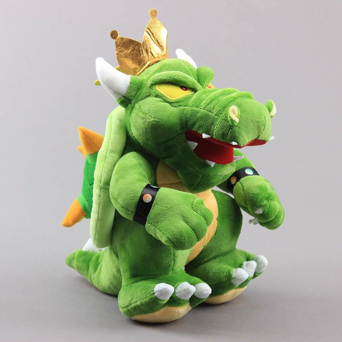 Super Mario - Bowser Medium Plush (15 Inch) – Dragons Trading