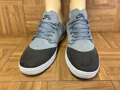 RARE🔥 Sz 11 - Nike SB Lunar OneShot Magnet Gray White Black