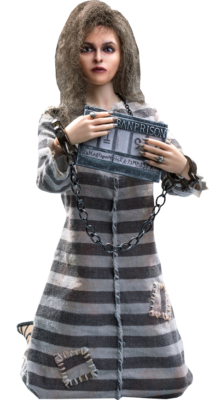 Harry Potter Bellatrix Lestrange Prisoner action figure Star Ace  Sideshow
