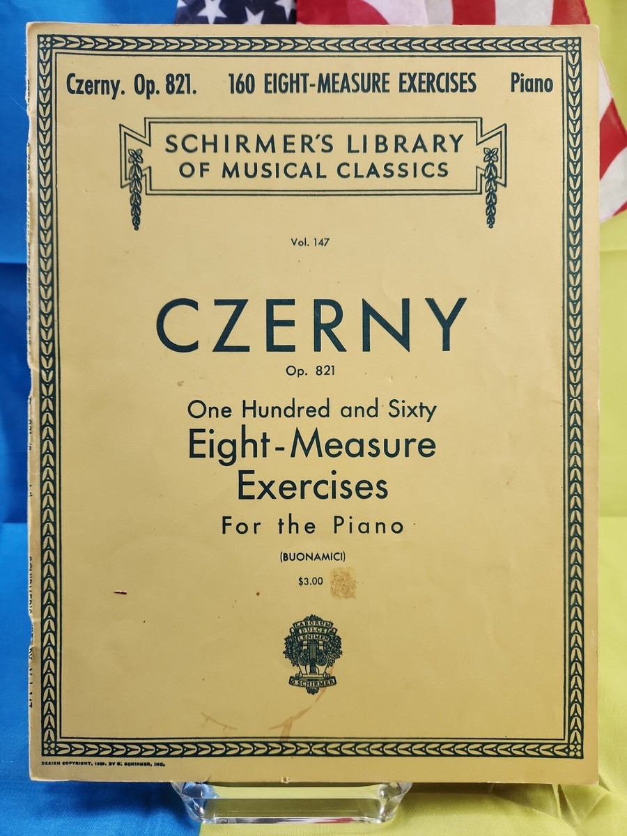 Czerny Op. 821 One Hundred and Sixty-Eight Measure Exercises for