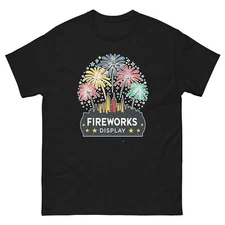 Fireworks Display Event Attraction Social Gathering T-Shirt