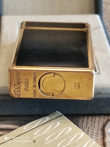 S.T. Dupont lighter Lacque Chine Leters Gold Box & Certificates - Imagen 5 de 7