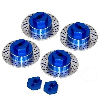 TT02 brake disc wheel adapter V2: for Tamiya TT02 Eagle model TT02-23V2U BL