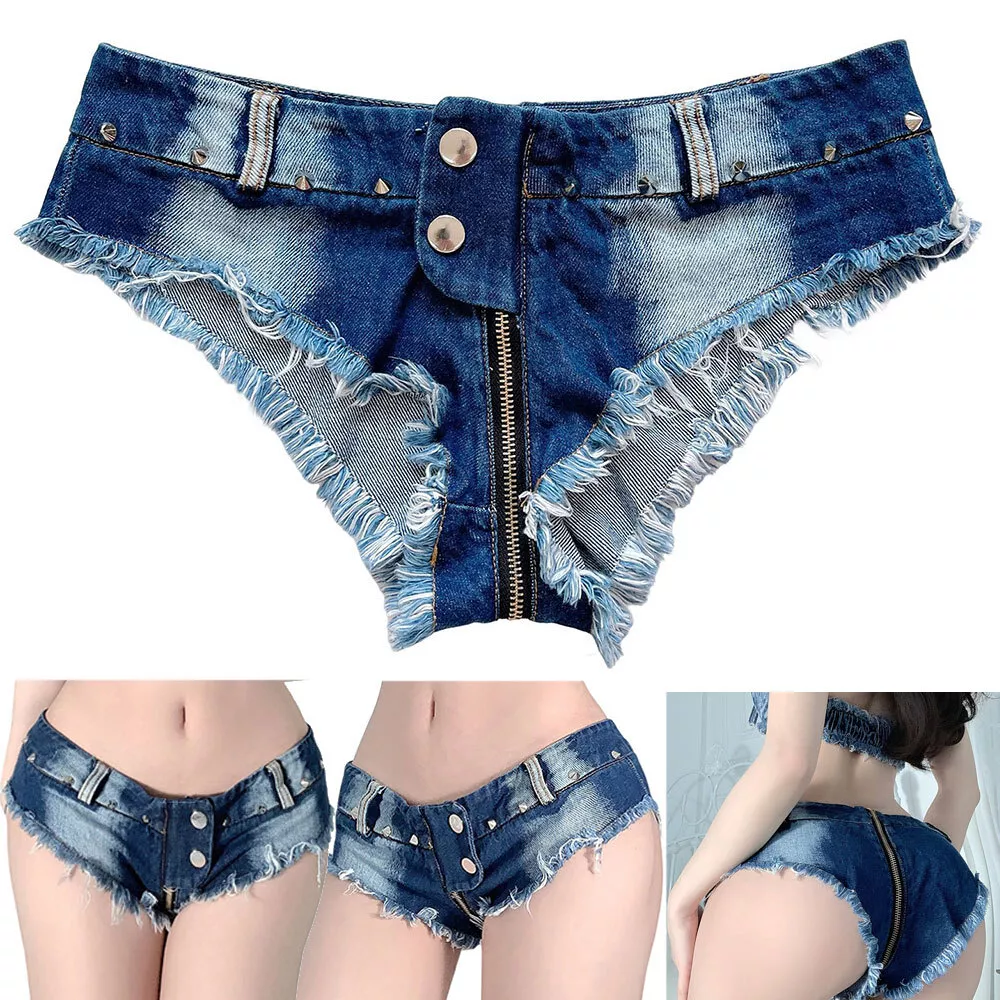 Zipper crotch best sale shorts