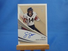 Sage Surratt Immaculate Collegiate 2021 RC Rookie Autograph Auto /99