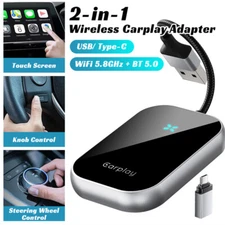 Wireless Carplay Adapter Converts Wired to Wireless Carplay for iPhone Android