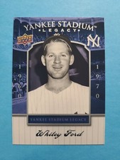 WHITEY FORD 2008 UPPER DECK YANKEE STADIUM LEGACY BASEBALL CARD # 33 F5367