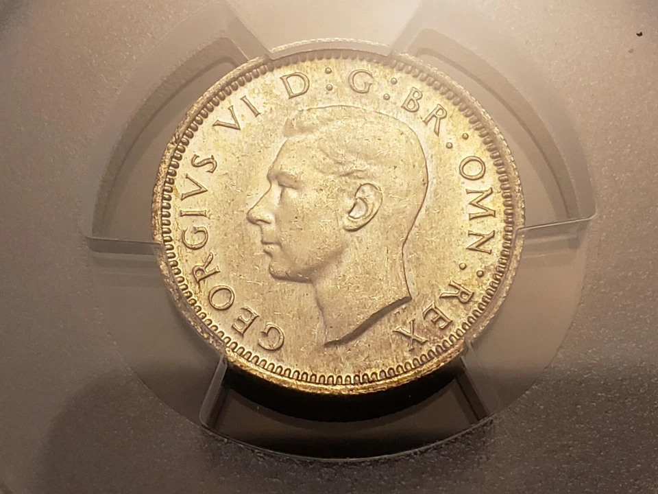 1946 Great Britain Silver 6D S-4084 PCGS MS64 4614 - Image 3 of 4