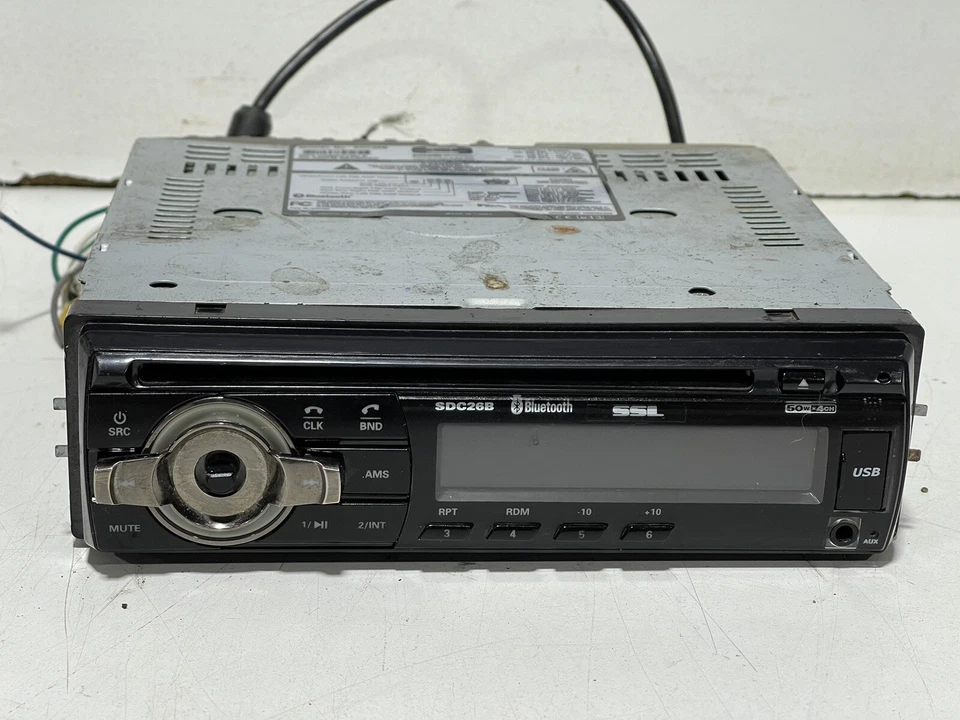 SOUND STORM SDC26B Reproductor de CD Estéreo para Automóvil Bluetooth AUX USB, 50W X 4 Ch REMOTO CC Foto 3 de 4