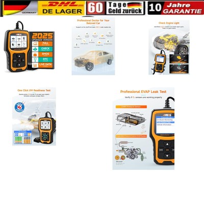 ANCEL Enhanced Auto Diagnosegerät, OBDII/EOBD Diagnose Fehlerspeicher Auslese...