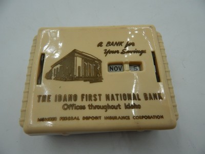 Download Calendar Coin Bank Idaho First National Bank Boise Allcoin | eBay