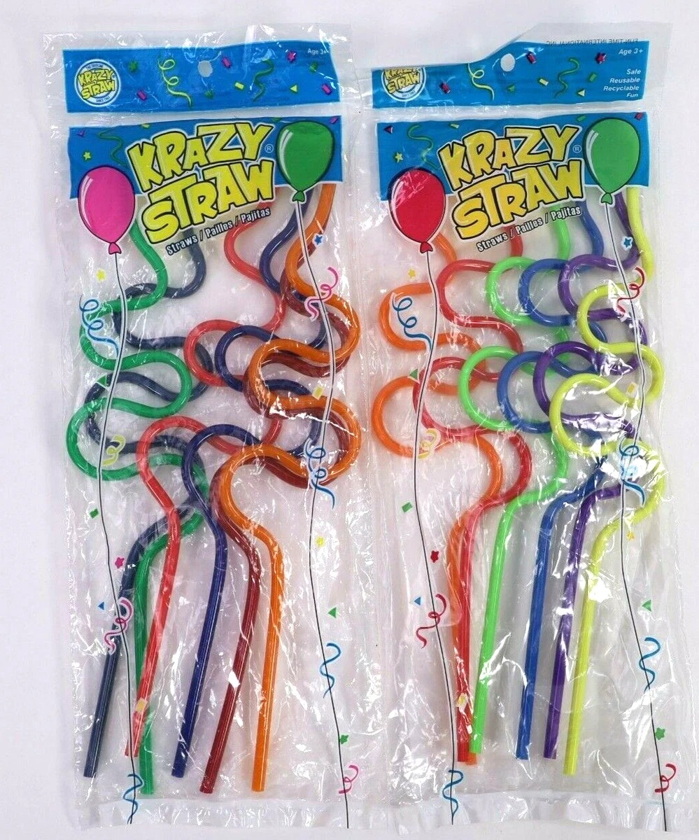 The Official Krazy Straw 12 Colorful Straws Fun Time Since 1961 2 ...