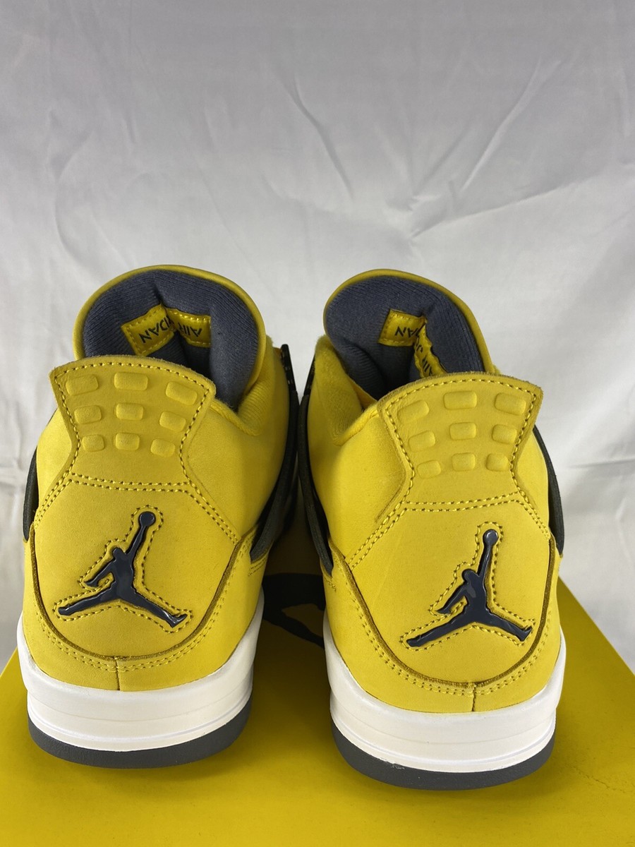 Nike Air Jordan 4 Retro Lightning 2021 Tour Yellow NEW CT8527-700