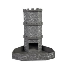 Bricks Castle Dice Tower D D Dice Rolling Tray Tower - Perfect for D D Game RPG
