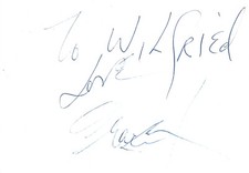 Grace Jones autograph signed 10x15 cm index card