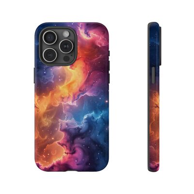 For iPhone/Galaxy/Pixel | Phone Cover Case - Spectral Nebula Abstract Colors