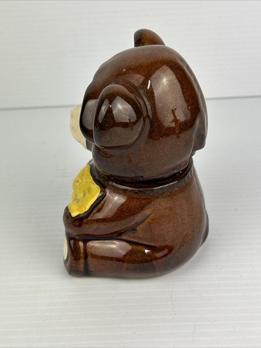 Houston Foods Ceramic Bear Honey Pot 1982 Vintage (No Dipper) 12cm - Picture 9 of 22