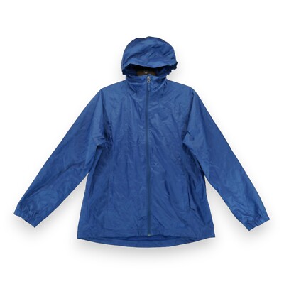 Bean Rain Jacket Men's Size M Full Zip Windbreaker Outdoors