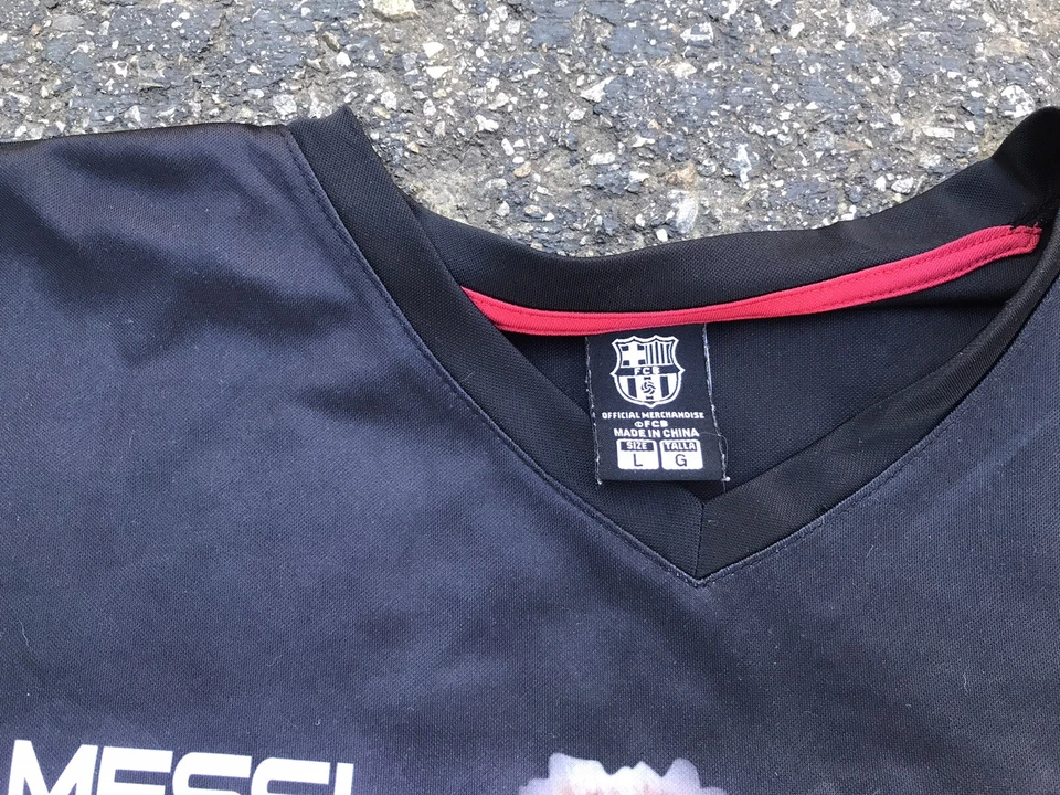 Camiseta de fútbol FCB Fc Barcelona Nike Dri-fit Adidas Lionel Messi con estampado completo L Foto 3 de 4