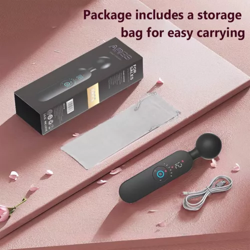 Leistungsstarker Massagestab Vibrator Handheizung Massagegerät für Frauen Wiederaufladbar - Bild 14 von 14