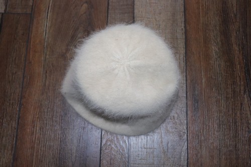 Pro Tide Angora mix Hat Womens One Size Light tan Casual Winter Bucket Soft - Picture 2 of 4