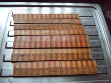 10 x School Wooden 30cm Ruler Rule. 1970’s - 1980's Era Classroom 30 Cm England