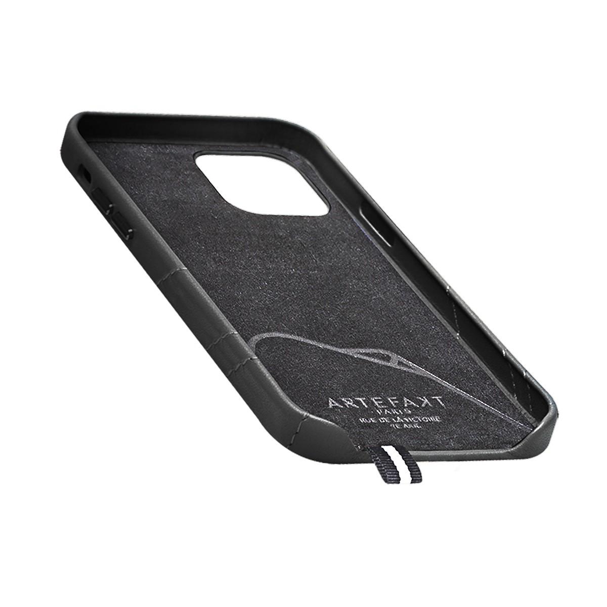 Coque iPhone 12 Pro Max cuir véritable ARTEFAKT Louvre etui mince - 3