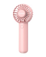 Mini Handheld Fan, Small Cute Design, 3 Powerful Speeds, USB Rechargeable Bat...