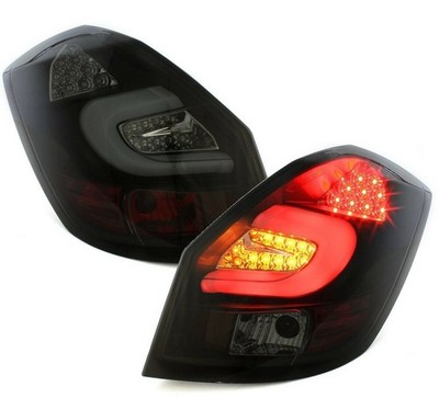 Für Skoda Fabia 5J 07-14 Led Rückleuchten Heckleuchten schwarz Led Blinker