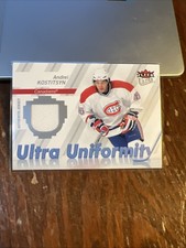 Andrei Kostitsyn 2007-08 Ultra Uniformity Jersey Relic #UKO Montreal Canadiens