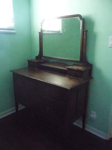 Jim Morrison Doors home *Antique Make-Up Dresser & Mirror* The John/Vegas P/U