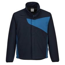 Portwest Soft Shell Jacket, Navy/Royal Blue, Size Large  PW2 - PW271