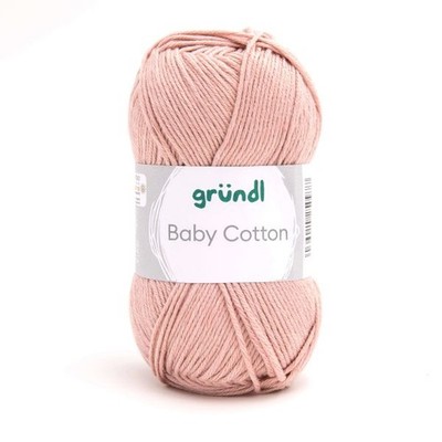Gründl Wolle Baby Cotton 50 g pfirsich  Babywolle