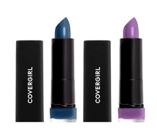 2-Pack NEW COVERGIRL Exhibitionist Lipstick Demi-Matte 465 Feelings 470 Peacock