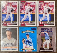 2021 Diamond Kings Debut BRADY SINGER RC ARTIST PROOF & Prizm Rookie Class