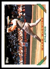 Mark McGwire 1992 Topps #100 Athletics MLB READ FREE SHIPPING AutographDen