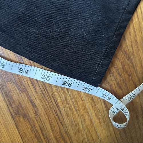 size 27/32 NWT Toteme Deep Black Twisted Seam Jeans Made in Italy Mid Rise - Picture 8 of 9