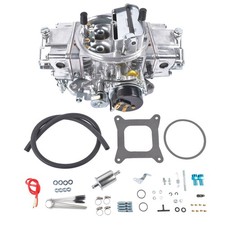 1 Piece Carburetor Mechanical Secondary 750 Cfm Four Barrel With Dual Fuel Inlet