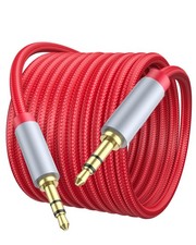 Aux Cord 40ft - 3.5mm Audio Cable - Nylon Braided 3.5mm Male to Male AUX Cabl...