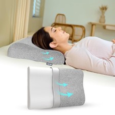 Memory Foam Neck Pillow Cervical Pain Relief Improves Posture Spinal Alignment