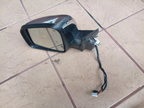 2014 JEEP GRAND CHEROKEE DRIVER (L) POWER, HEATED DOOR CHROME MIRROR (OEM)