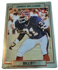 1990 Action Packed Football Card James Williams #3 Buffalo Bills (O1